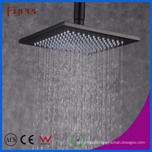 Fyeer Classic Style 8 Inch Square Black Rainfall Shower Head